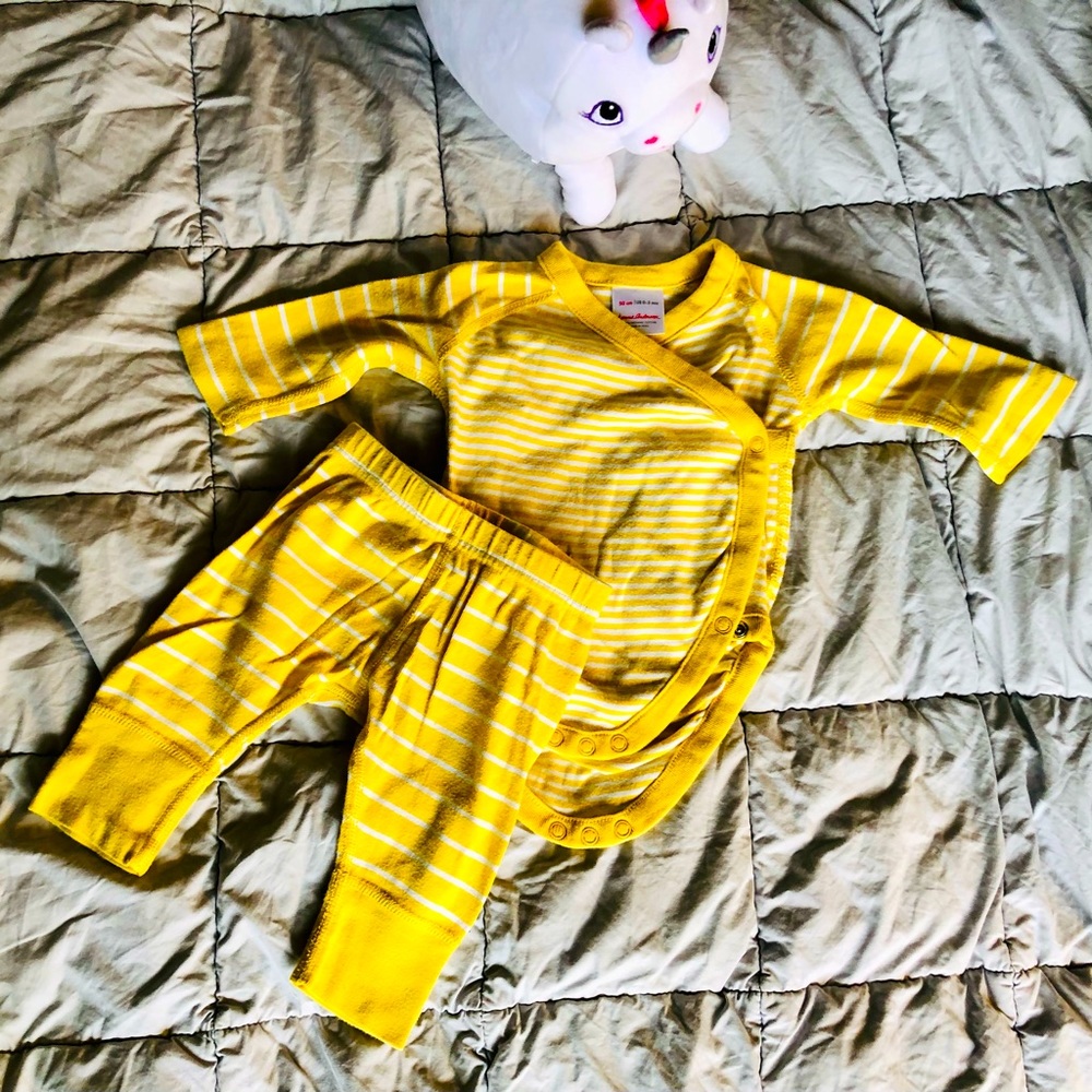 Hanna Andersson Kimono Onesie Pant Organic Cotton